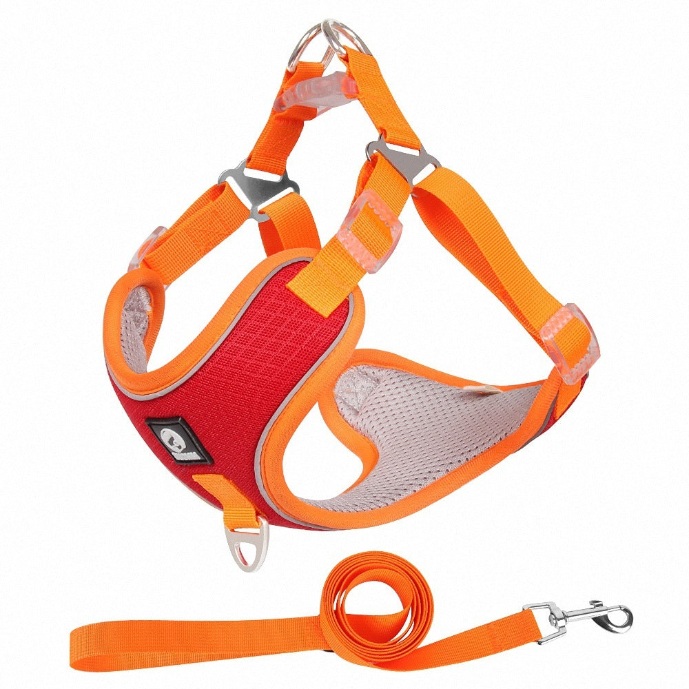 Adjustable Puppy Harness with Breathable Mesh