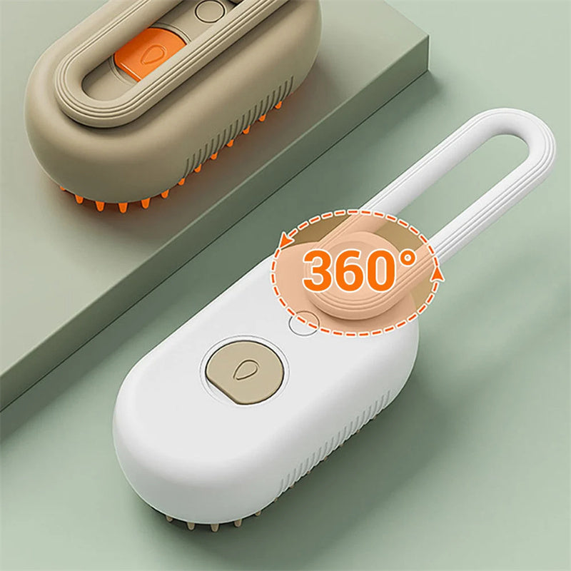 Electric Steam Brush for Pet Hair Cleaning