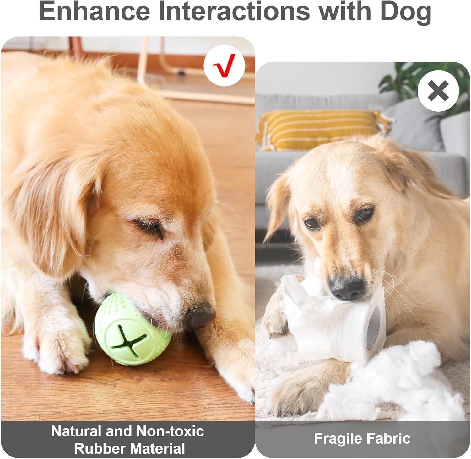 Chew Toys Bone Shape Dog Toys For Aggressive Chewers Durable Natural Rubber  Multifunctional Teeth Cleaning And Gum Massage