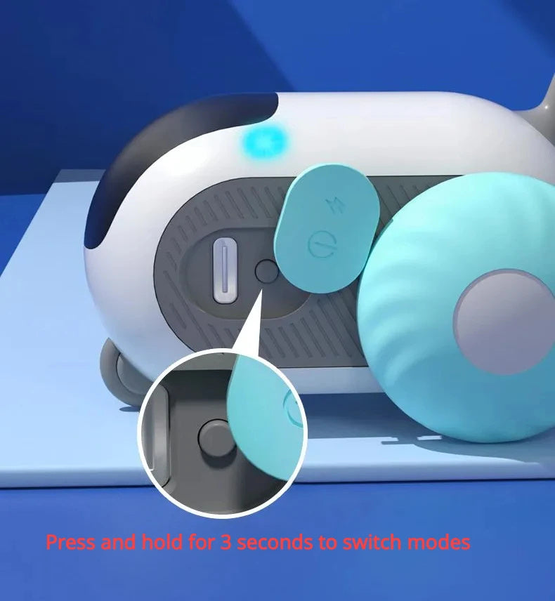 Smart Cat Toy Car with Remote Control and USB Charging