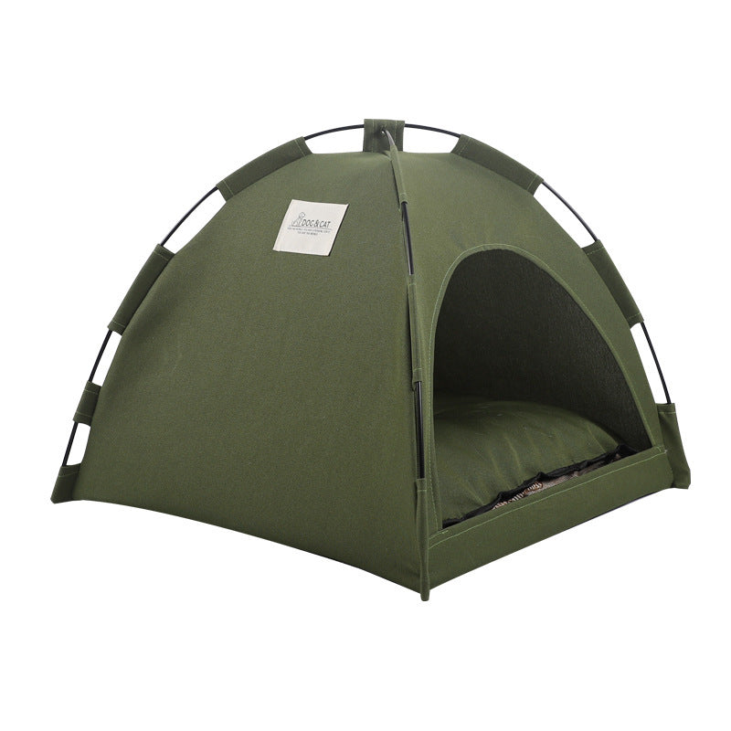 Dog and Cat Camping Bed with Cooling Pad