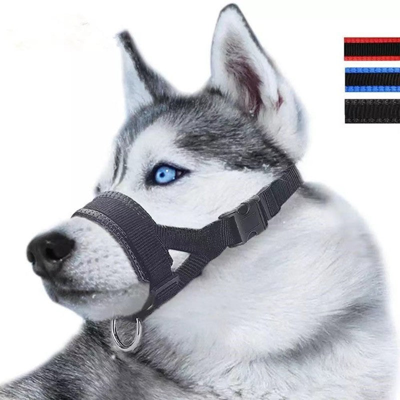 Breathable Nylon Dog Muzzle for Training and Anti-Bark