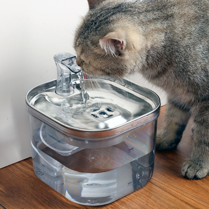 Stainless Steel Automatic Pet Water Fountain