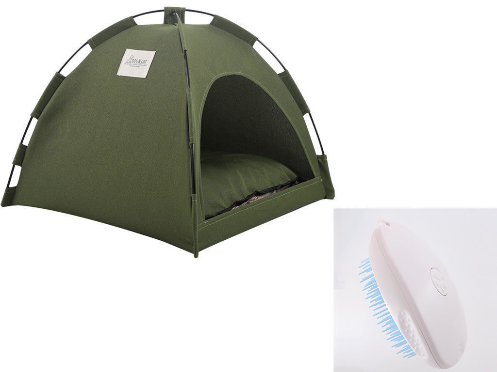 Dog and Cat Camping Bed with Cooling Pad