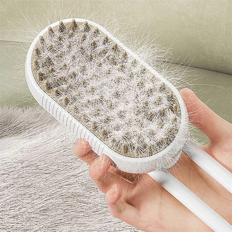 Electric Steam Brush for Pet Hair Cleaning