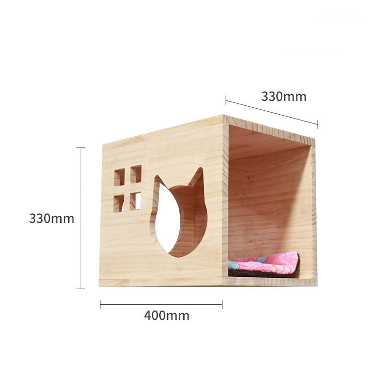 Wall-Mounted Cat Climbing Frame