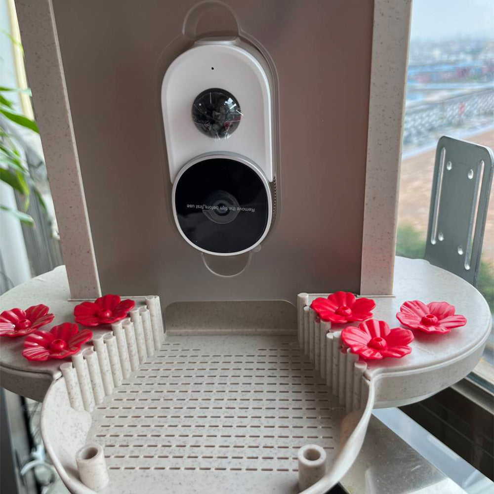 AI Bird Feeder with 160° Wide Angle Camera