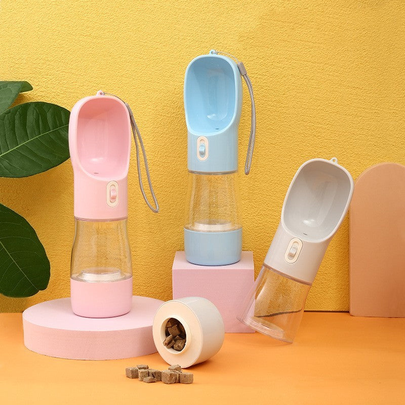 Travel-Friendly Water Bottle & Dog Bowl