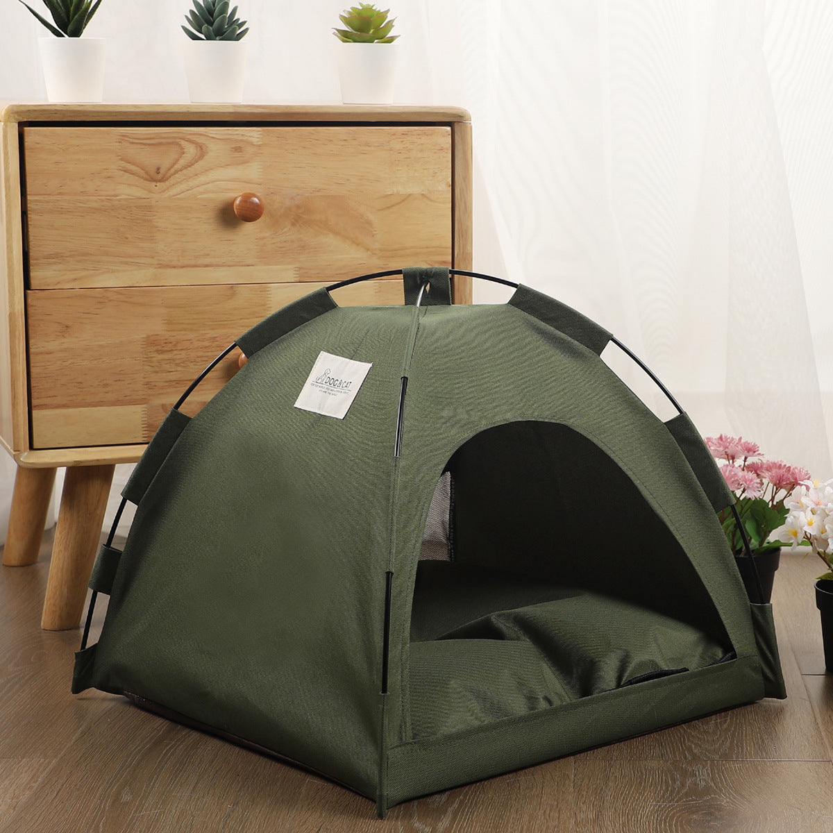 Dog and Cat Camping Bed with Cooling Pad