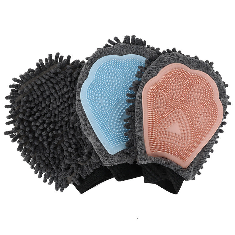 2-in-1 Pet Bathing and Grooming Brush