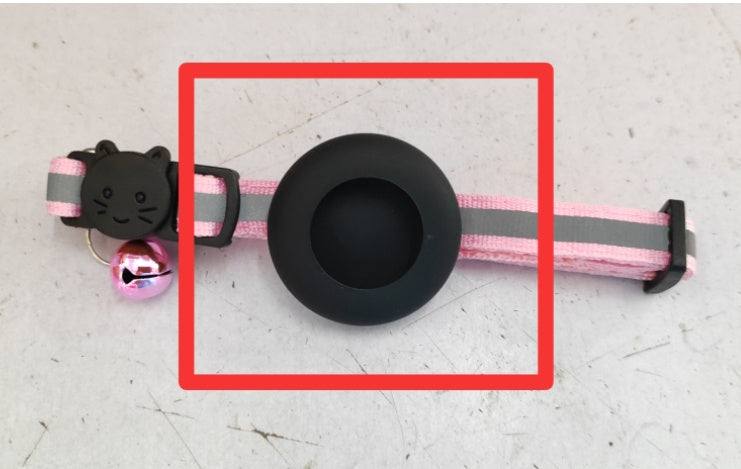 Dog and Cat Collar with Airtag and Reflective Strap