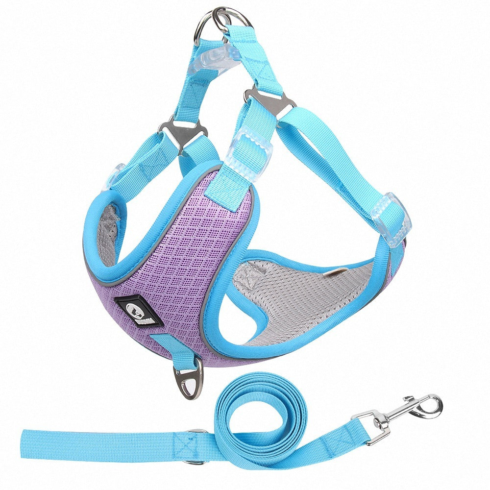Adjustable Puppy Harness with Breathable Mesh
